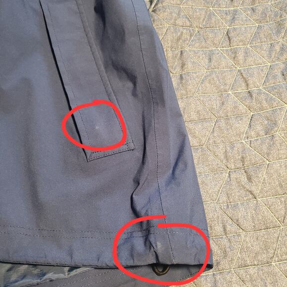 Vintage L.L. Bean Size XS/S/M Blue Jacket Gore-tex Hiking Outdoor Nylon Light - Picture 5 of 14